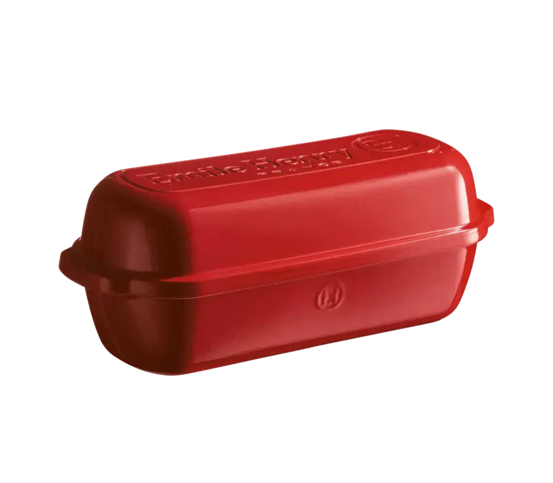 Emile Henry, Large Loaf Bread Baker, Pullman Burgandy