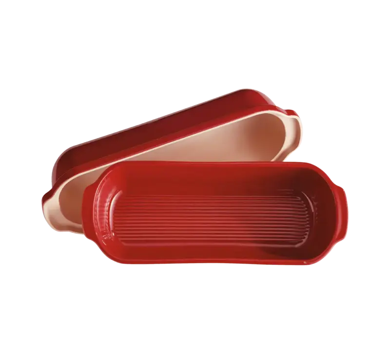 Emile Henry, Large Loaf Bread Baker, Pullman Burgandy