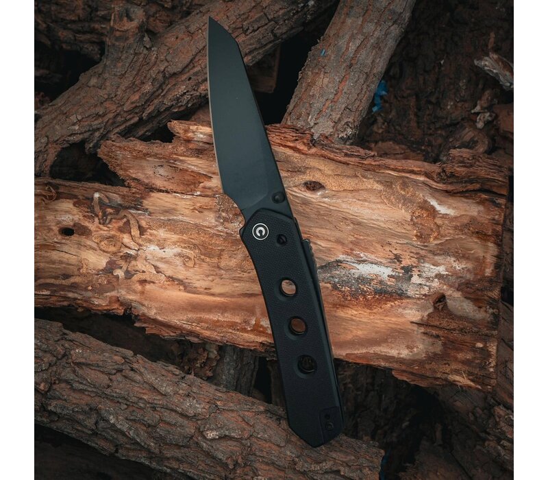 Civivi, Vision FG with the black coated Nitro-V stainless blade and a black G10 handle