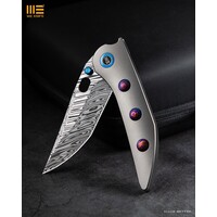 WE KNIFE Attor Titanium Handle & Damasteel