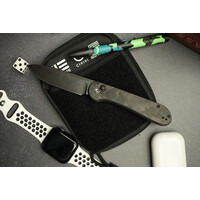 Civivi, Button Lock Elementum Carbon Fiber, Damascus