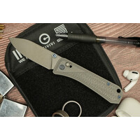 WE Knives Bougie Banter, Crossbar Lock, Titanium, CPM S45VN