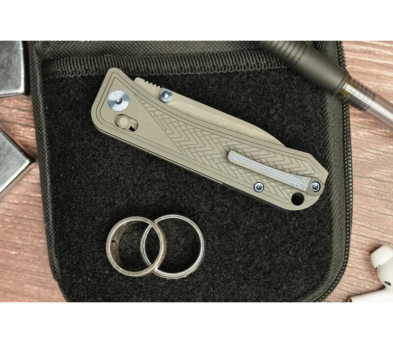 WE Knives Bougie Banter, Crossbar Lock, Titanium, CPM S45VN