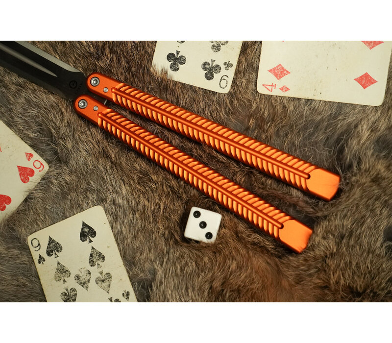 CIVIVI Dracolisk Butterfly Trainer Orange Aluminum Handle