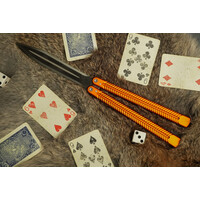 CIVIVI Dracolisk Butterfly Trainer Orange Aluminum Handle