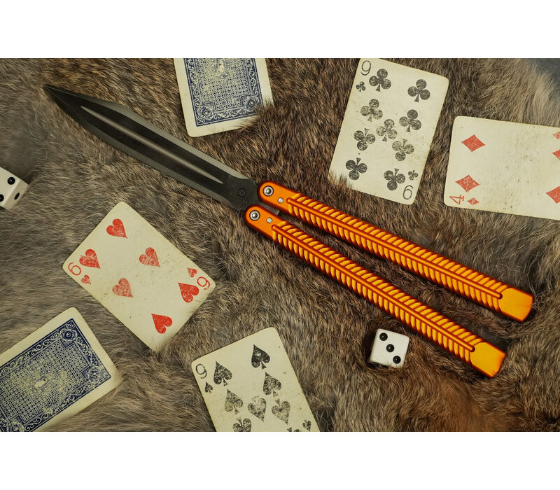 CIVIVI Dracolisk Butterfly Trainer Orange Aluminum Handle