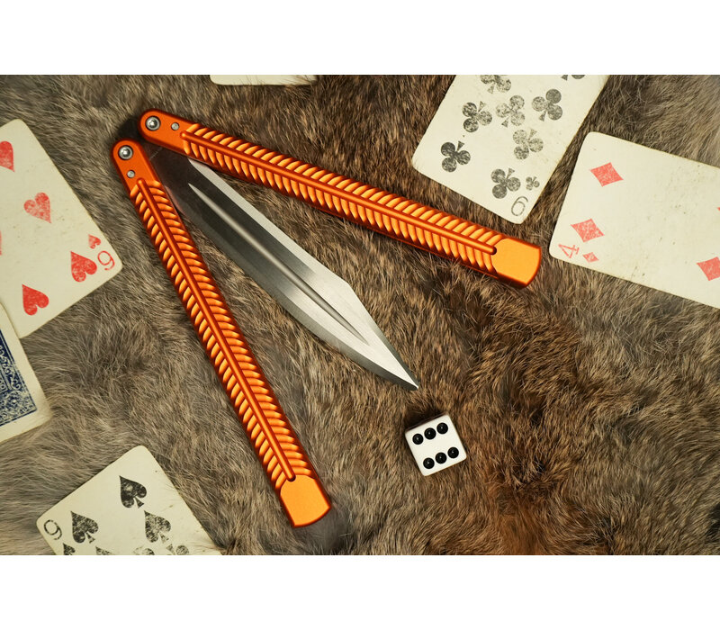 CIVIVI Dracolisk Butterfly Trainer Orange Aluminum Handle