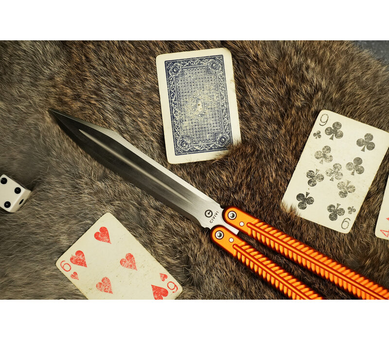 CIVIVI Dracolisk Butterfly Trainer Orange Aluminum Handle