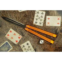 CIVIVI Dracolisk Butterfly Trainer Orange Aluminum Handle