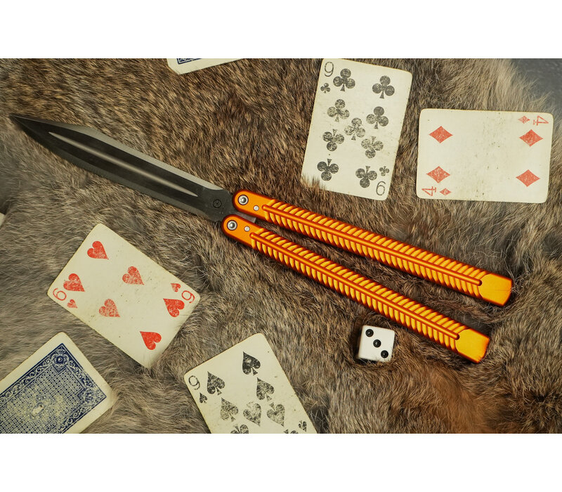 CIVIVI Dracolisk Butterfly Trainer Orange Aluminum Handle