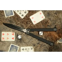 CIVIVI Dracolisk Butterfly Knife Trainer Black Aluminum Handle