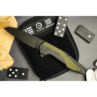 Civivi Hypersonic Black Steel Handle w G10 Inlay, 14C28N Steel