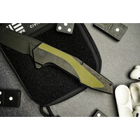 Civivi Hypersonic Black Steel Handle w G10 Inlay, 14C28N Steel