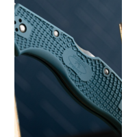 Spyderco, Stretch 2 lightweight straight spine  with K390 powder steel stainless blade.