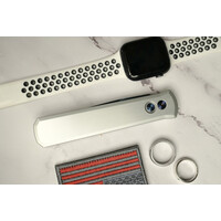 Pro-Tech, Godfather Silver Aluminum, Sapphire Blue 154CM