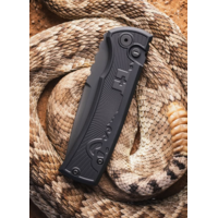 Pro-Tech, Chavez Auto Operator, Black Aluminum, S35VN