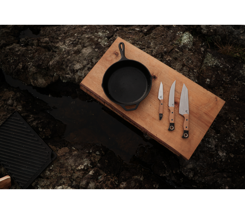 Benchmade 3 Piece Kitchen Set Maple Richlite Black G10, CPM 154 Steel