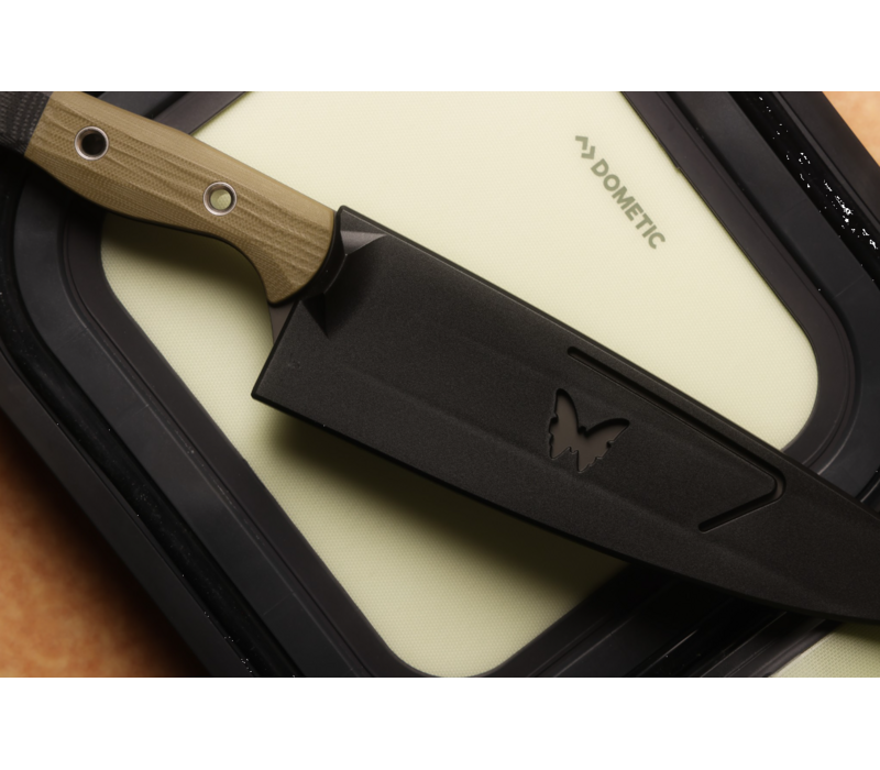 Benchmade Chef Knife 8", Black and OD G 10 Handle, CPM 154
