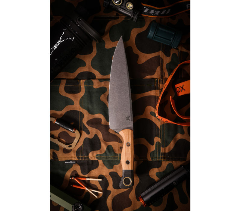 Benchmade Chef Knife 8", Black G10 Maple Richlite Handle, CPM 154