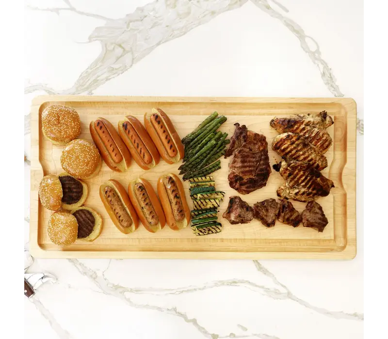 JK Adams, Maple BBQ Carving Board 36x18x1”