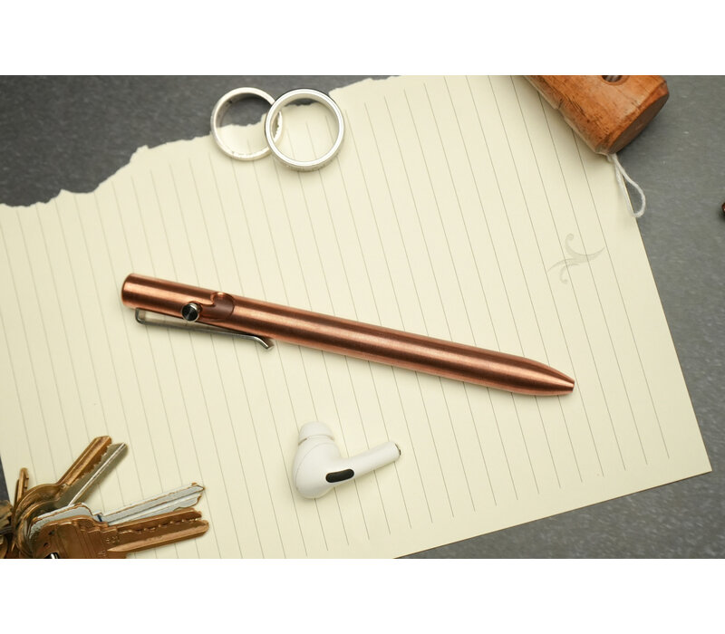 Tactile Turn Bolt Action Pen Copper, Standard 5.6"