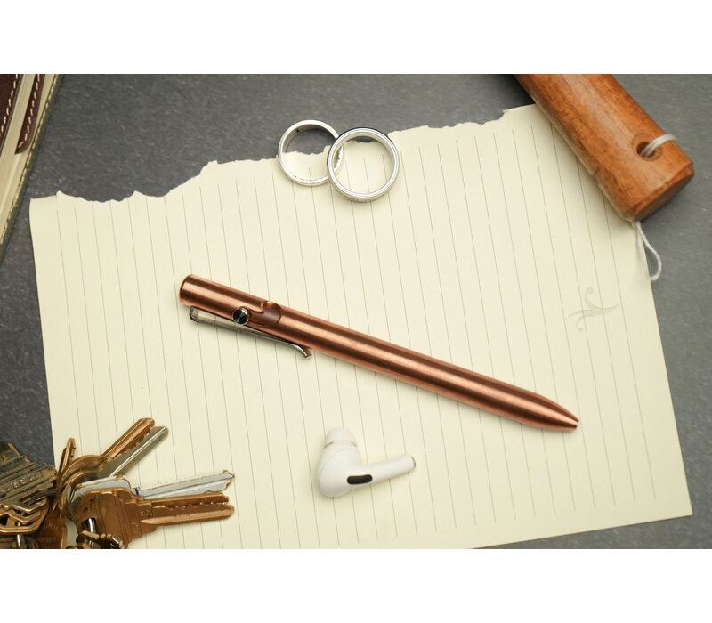 Tactile Turn Bolt Action Pen Copper, Standard 5.6"