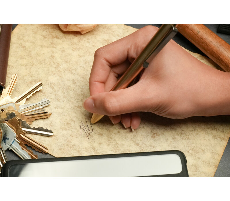 Tactile Turn Bolt Action Pen, Bronze, Short 5.1"