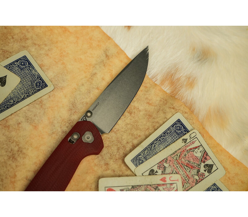 Tactile Knife Co Maverick, Red G10 Handle, Magnacut Steel
