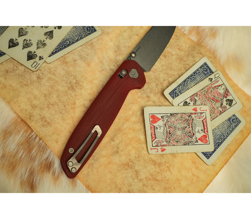 Tactile Knife Co Maverick, Red G10 Handle, Magnacut Steel