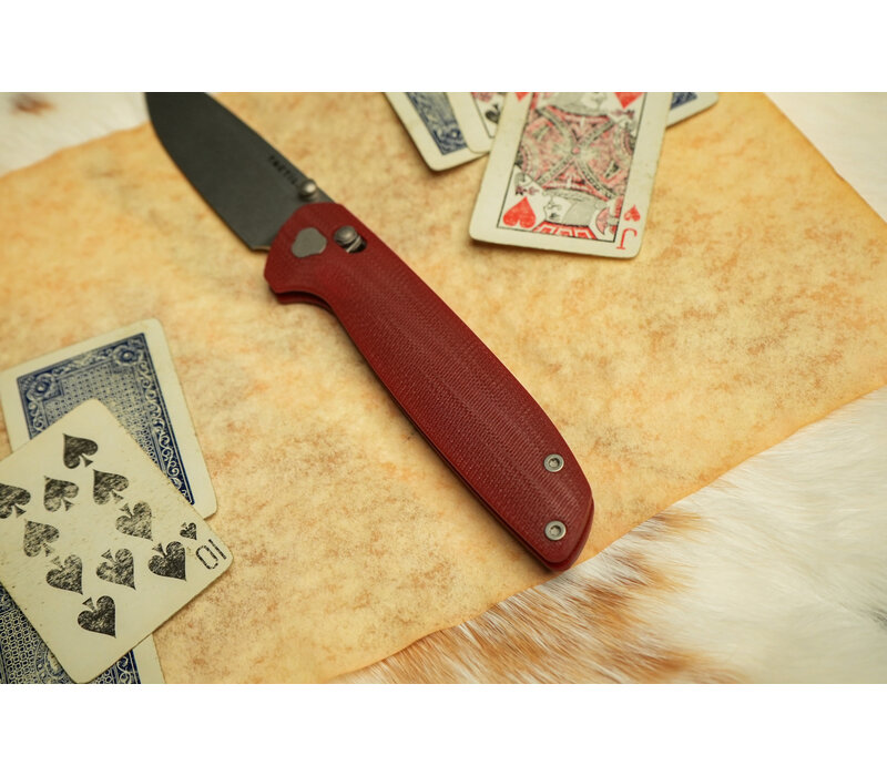 Tactile Knife Co Maverick, Red G10 Handle, Magnacut Steel