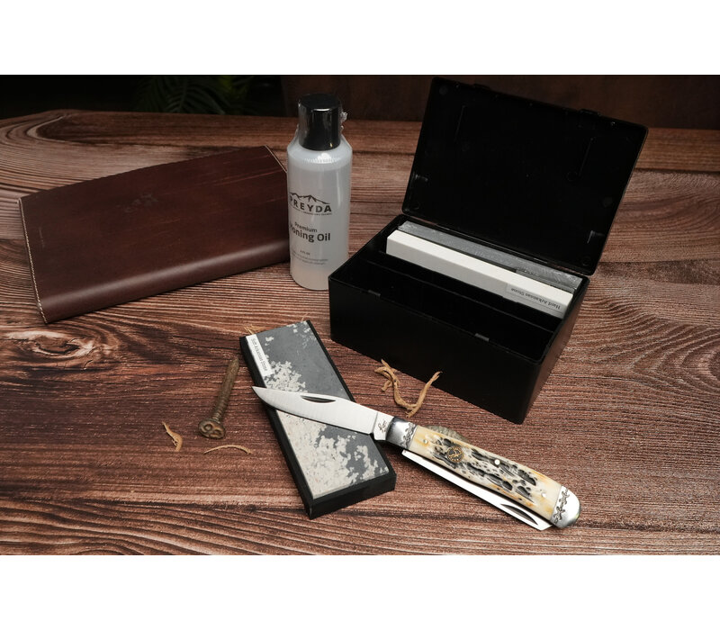 Arkansas 3 Stone Sharpening Kit