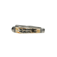 ABKT Roper Trapper Latigo Burnt Bone, Pocket Clip