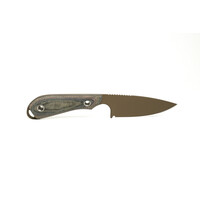 White River, Custom Model 1 Caper, S90V, Coated, Camo Micarta