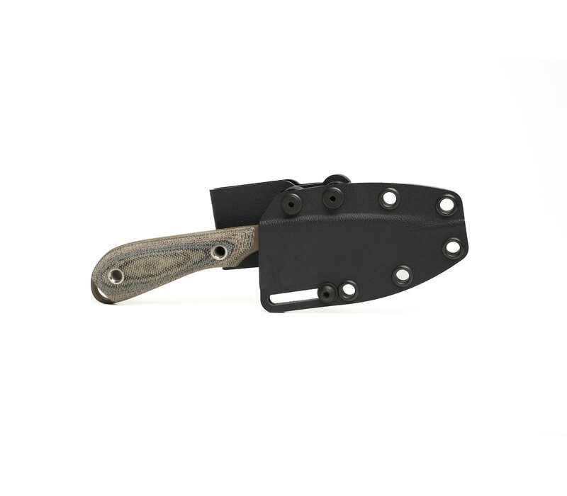 White River, Custom Model 1 Caper, S90V, Coated, Camo Micarta