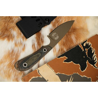 White River, Custom Model 1 Caper, S90V, Coated, Camo Micarta