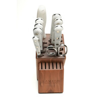 Lamson, ICE Forged 10Pc Block set, Natural Walnut Block
