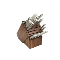 Lamson, ICE Forged 20Pc Block set, Natural Walnut Block, Fine Steak
