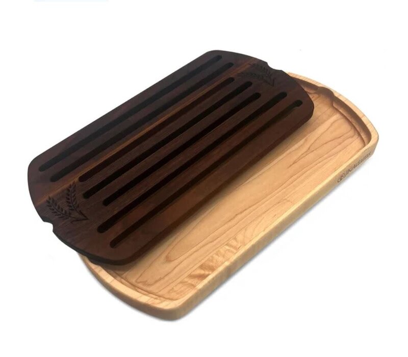 JK Adams The Bread Board Maple and Walnut
