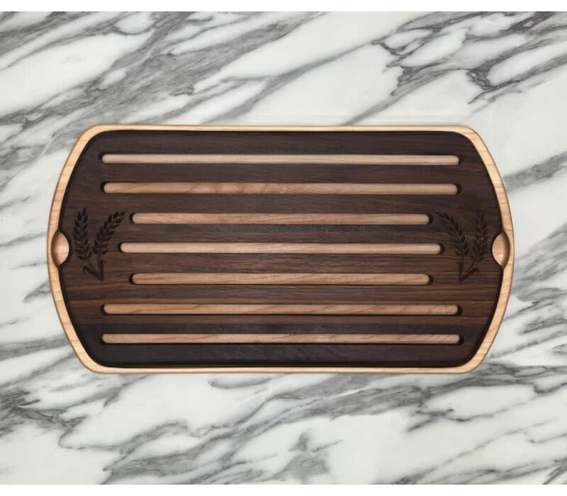 JK Adams The Bread Board Maple and Walnut