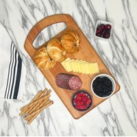 JK Adams Cherry Prep Board with Oval Handle