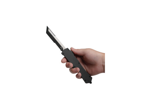 Templar Templar Large Gen 3 Serrated Tanto, 440C, Rubberized Zinc Alloy