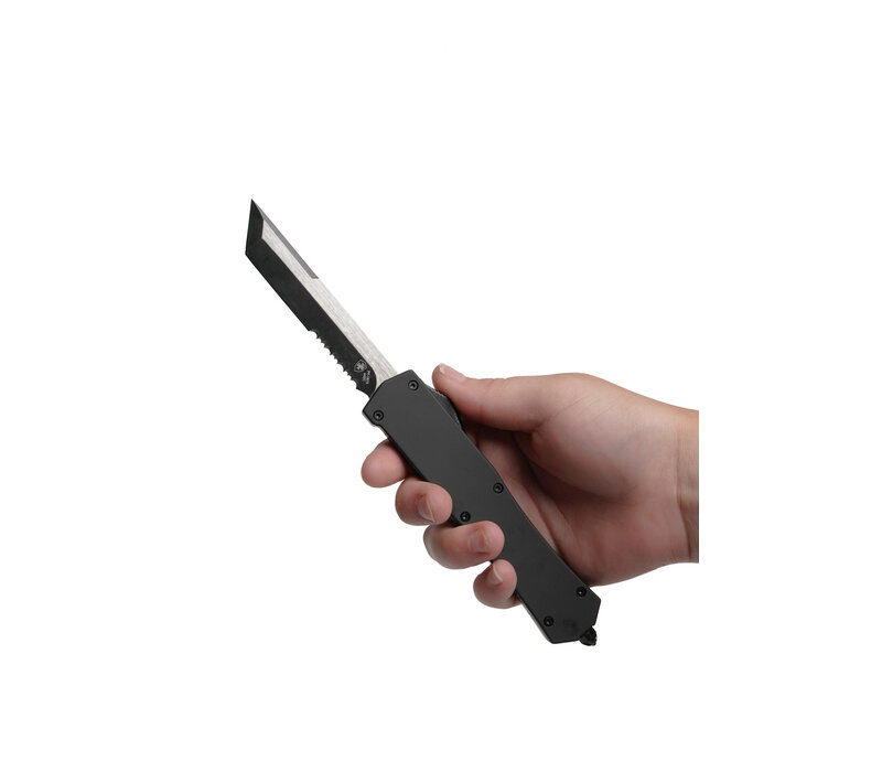 Templar Large Gen 3 Serrated Tanto, 440C, Rubberized Zinc Alloy