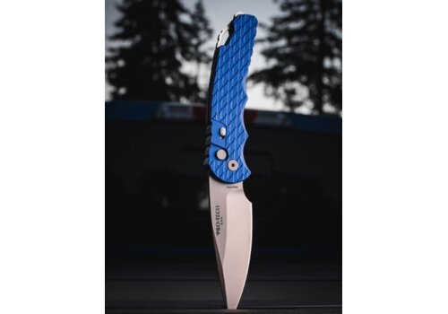 Pro-Tech Knives, LLC Protech, TR-4 Blue Feather Al, Magnamax Steel