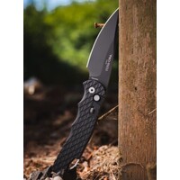 Protech, TR-4 Black Feather Al Handle, MagnaMax Steel