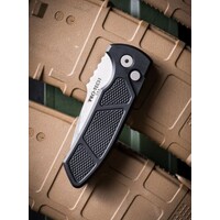 Pro-Tech SBR Auto Folder, Black Texture Al Handle, S35VN