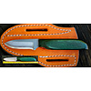 Anza Knives Anza, Work Knife Lucky Green Fixed Blade