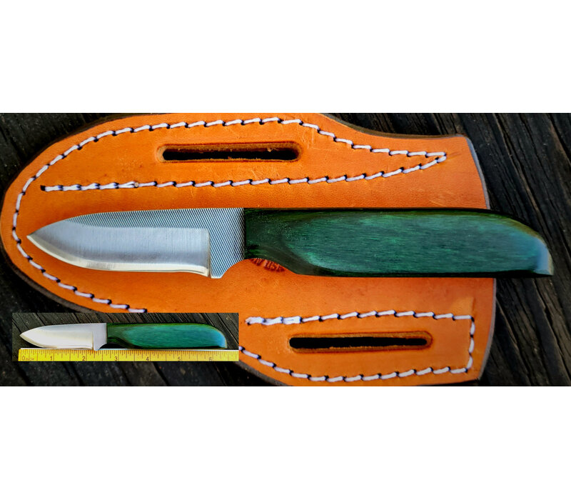 Anza, Work Knife Lucky Green Fixed Blade