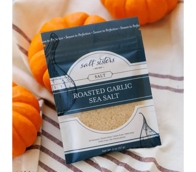 S.A.L.T. Sisters Roasted Garlic Sea Salt- 2oz