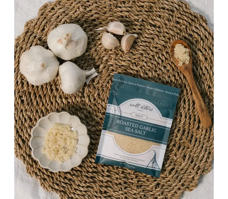 S.A.L.T. Sisters Roasted Garlic Sea Salt- 2oz