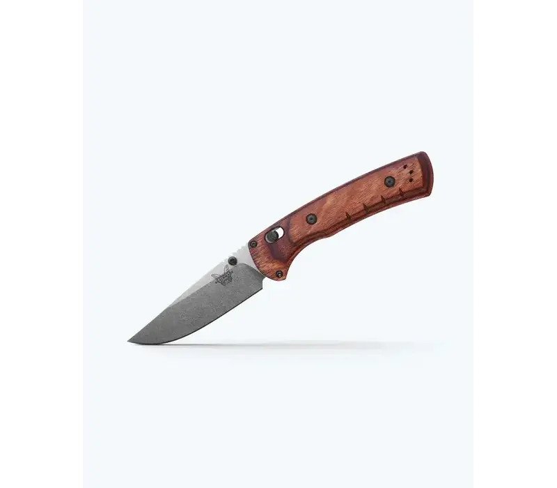 Benchmade Slipridge, Stabilized Wood Handle, Magnacut Steel